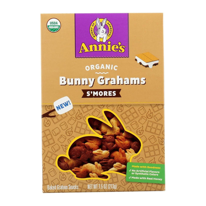 Annie's Homegrown Bunny Grahams S'mores 7.5 Oz - Case of 12