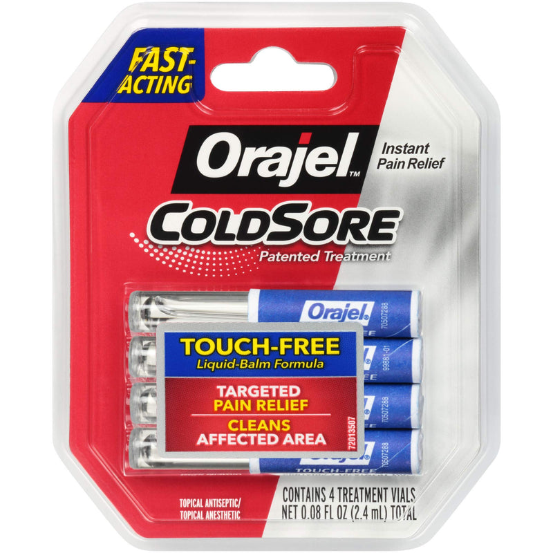 Orajel Orajel Single Dose Touch-Free Applicator Cold Sore Treatment - 4pk Skin Care