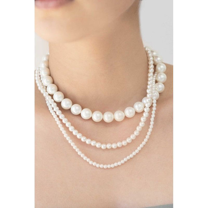 Layered Pearl Necklace