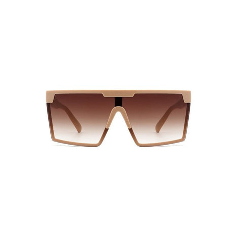 Oversize Square Flat Top Fashion Women Sunglasses