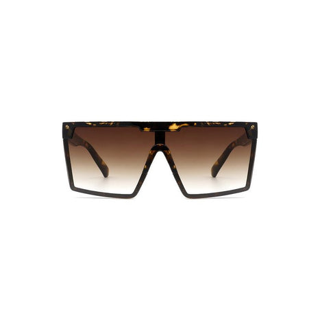 Oversize Square Flat Top Fashion Women Sunglasses