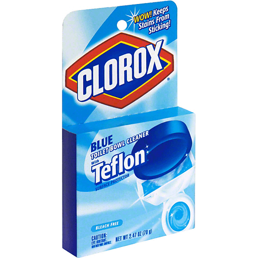 Clorox Clorox Toilet Bowl Cleaner, Automatic, Blue, Rain Clean, Bleach Free Toilet Bowl Cleaners