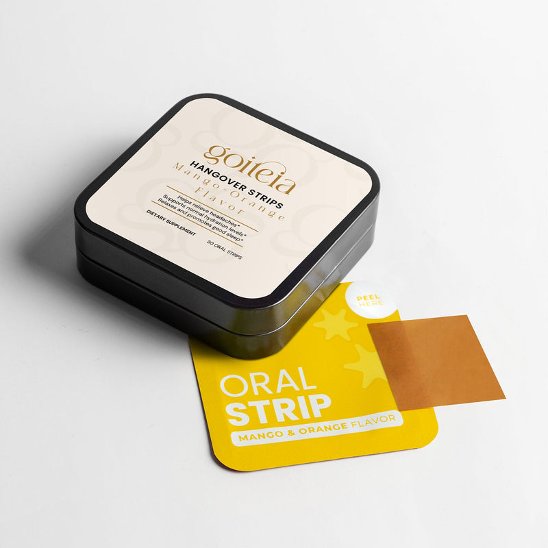 Goiteia Goiteia Hangover Strips 30 Oral Strips Hangover Strips