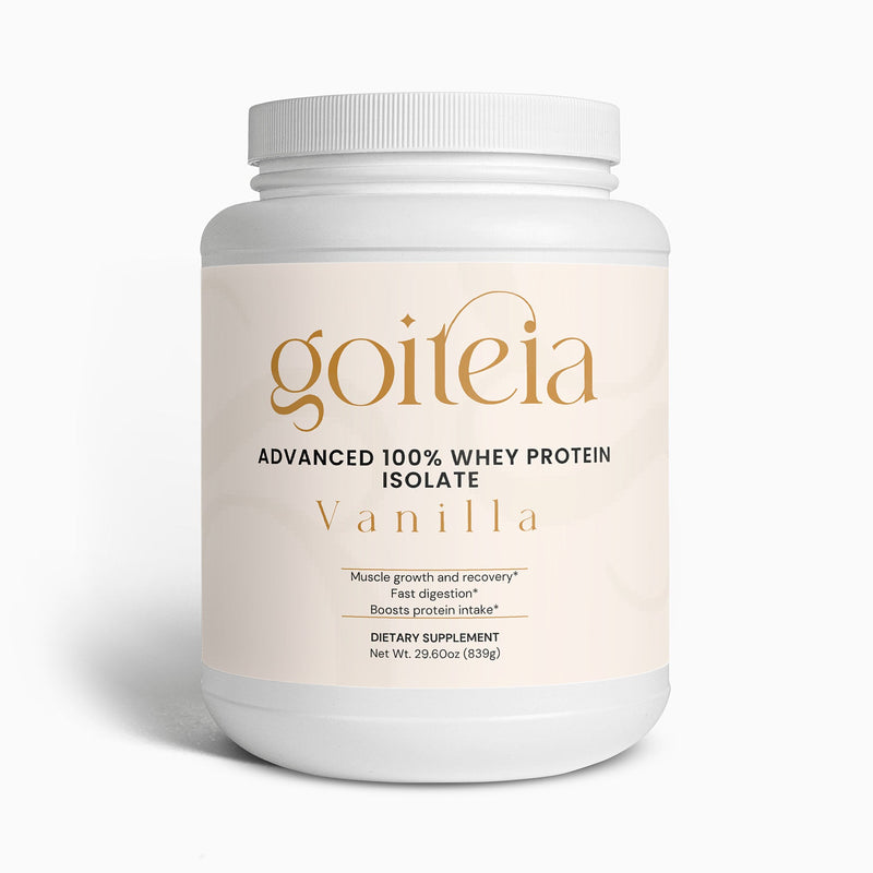 Goiteia Goiteia Advanced 100% Whey Protein Isolate (Vanilla) 28.40 oz./805g Proteins & Blends