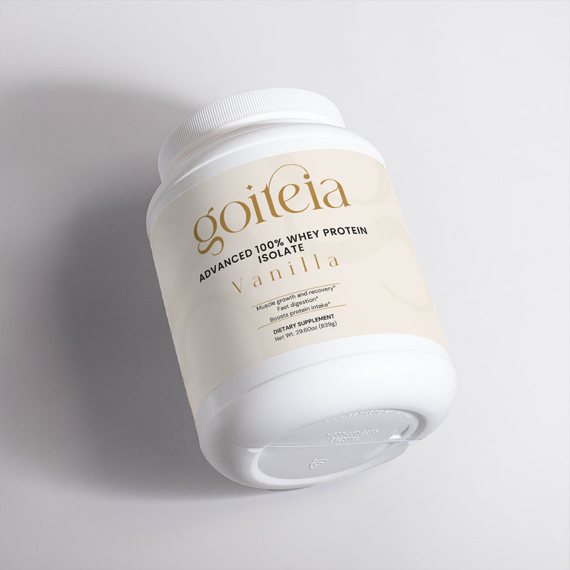 Goiteia Goiteia Advanced 100% Whey Protein Isolate (Vanilla) 28.40 oz./805g Proteins & Blends