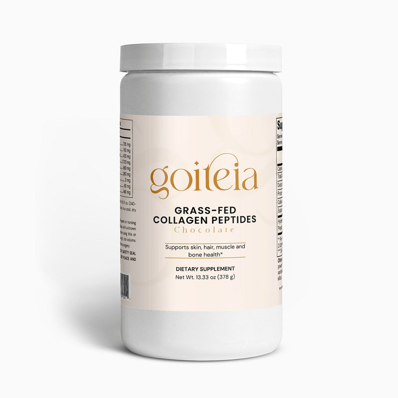 Goiteia Goiteia Grass-Fed Collagen Peptides Powder (Chocolate) 13.33 Oz (378g) Proteins & Blends