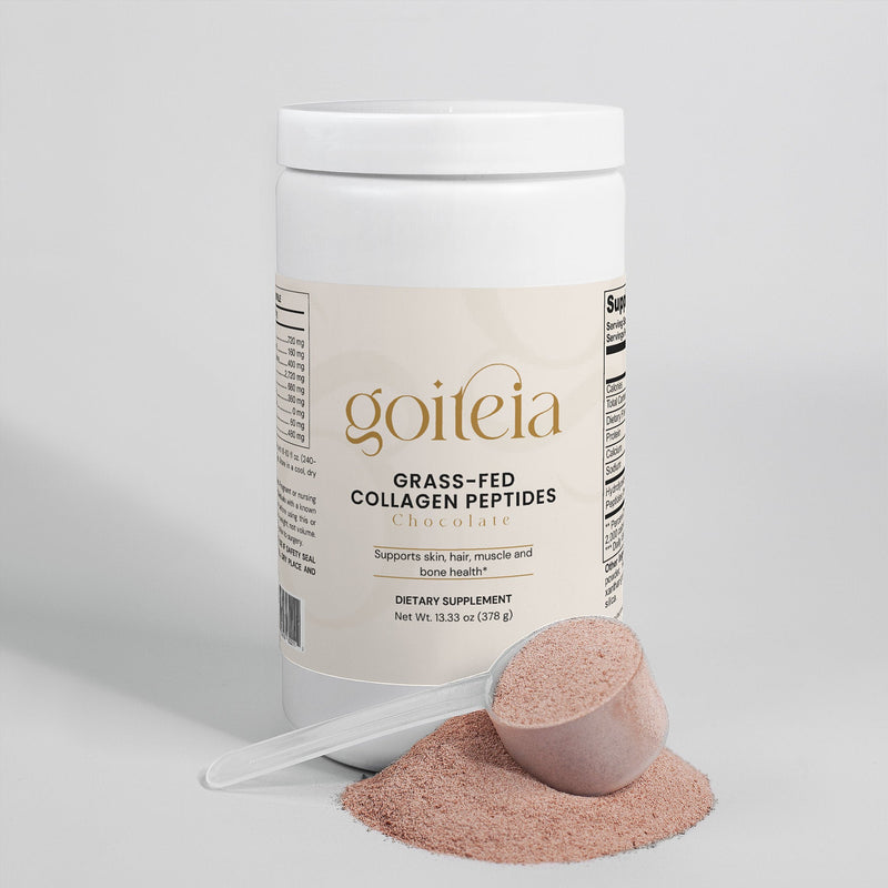 Goiteia Goiteia Grass-Fed Collagen Peptides Powder (Chocolate) 13.33 Oz (378g) Proteins & Blends