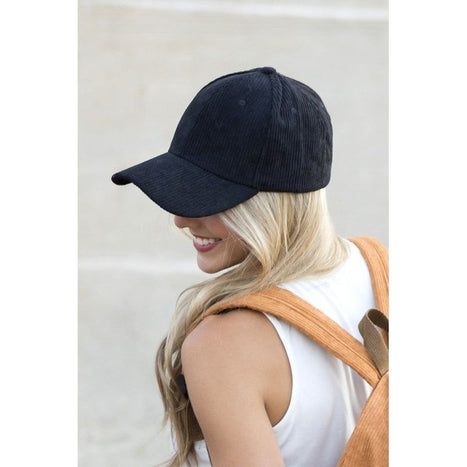 Aili's Corner Corduroy Boyfriend Ball Cap