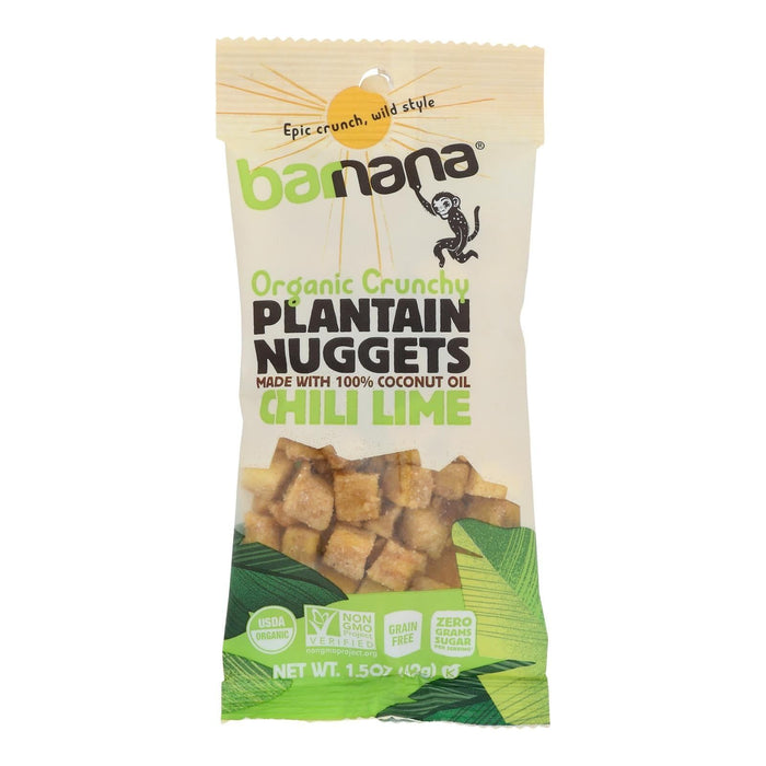 Barnana Plantain Nuggets, Chile Lime - Pack of 12, 1.5 oz