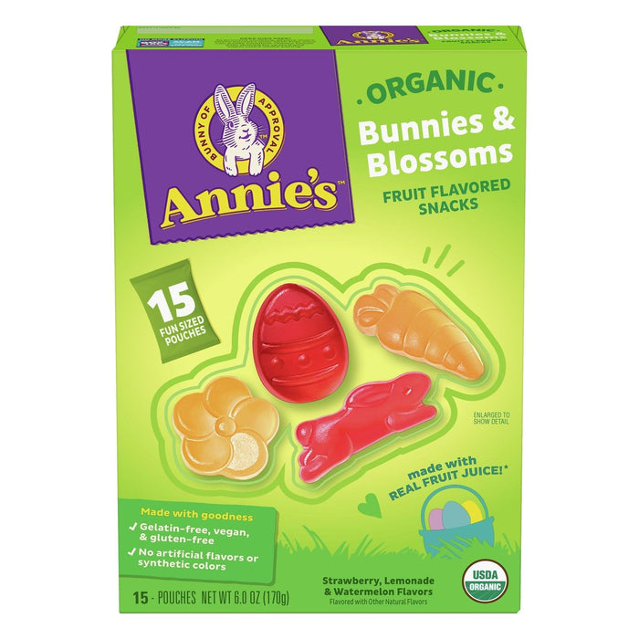 Annie's Homegrown - Fruit Snack Buny Blossom - Case Of 6-6 Oz