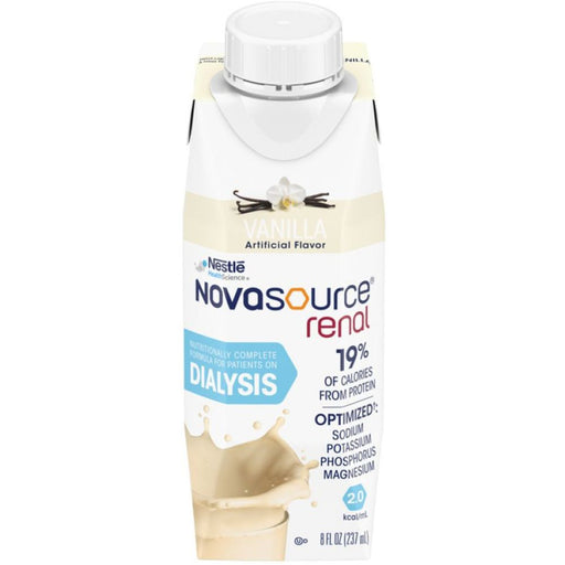 Nestle Nestlé Novasource® Renal – Vanilla Flavor (8 fl oz, 24/Case) Beverages
