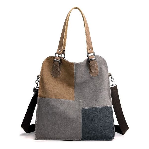 Colorblock Messenger Bag