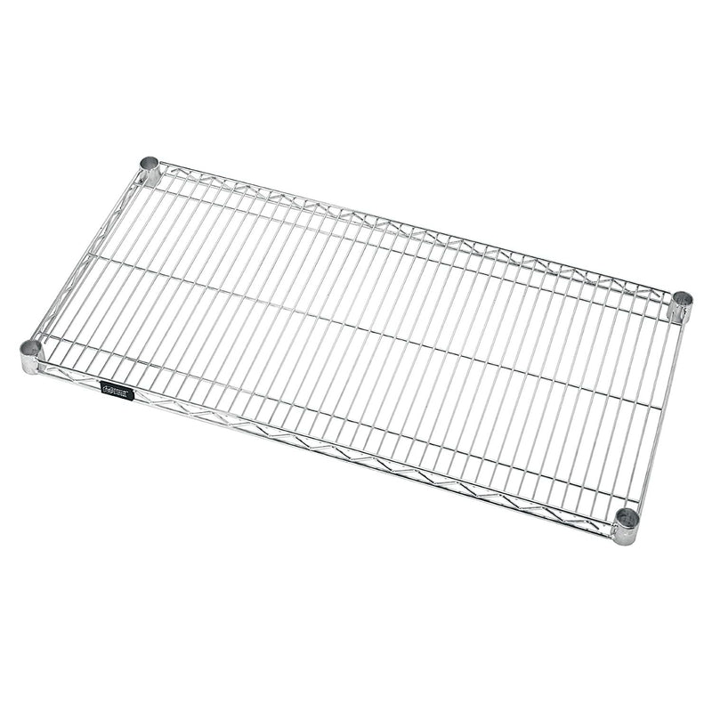 Quantum Storage Systems Quantum Storage Systems Pack Extra Wire Shelves For 24 Deep Wire Shelving Unit Chrome Finish 800 Lb. Load Capacity 1 H X 36 W X 24 D Tool Storage & Organization