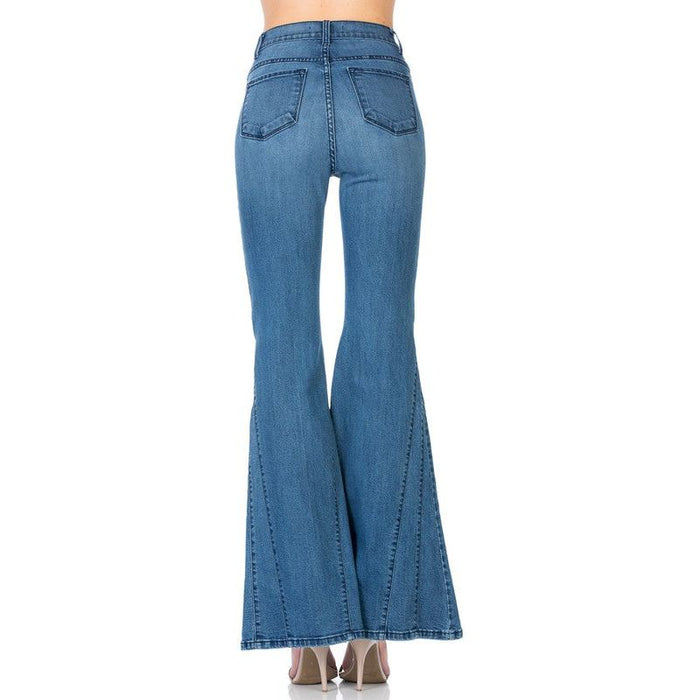 Flare Jean Bell Bottom Wide Leg Denim Pants