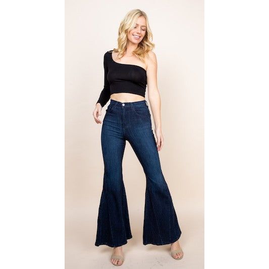 Flare Jean Bell Bottom Wide Leg Denim Pants