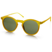 zeroUV 1920's P3 Dapper Vintage Inspired Round Sunglasses 8637 Sunglasses