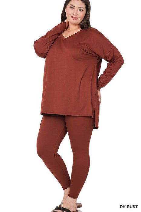 Brushed DTY Microfiber Loungewear Set