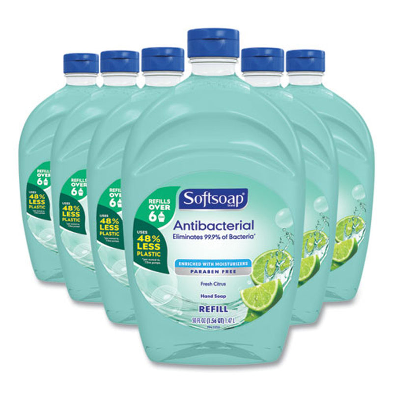 Softsoap Softsoap Antibacterial Liquid Hand Soap Refill - Fresh Citrus - 50 Fl Oz Liquid Hand Soap White Smoke