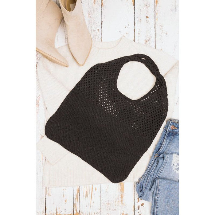 Soft Knit Hobo Bag