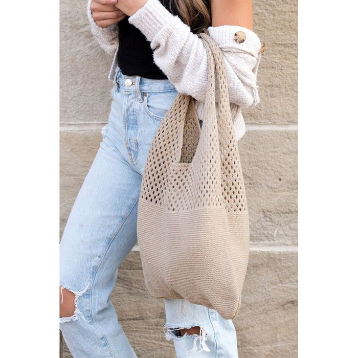 Soft Knit Hobo Bag