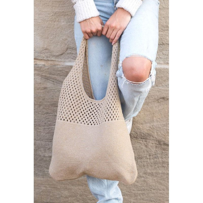 Soft Knit Hobo Bag