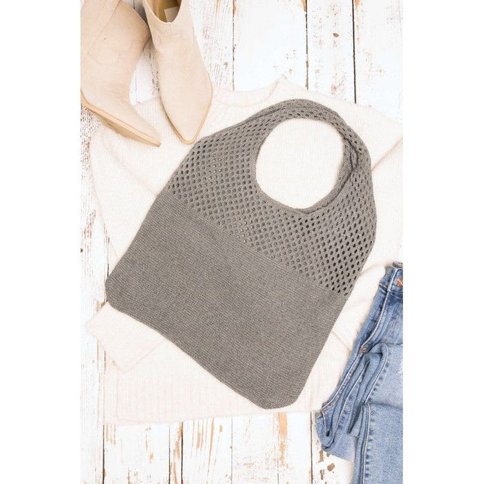 Soft Knit Hobo Bag