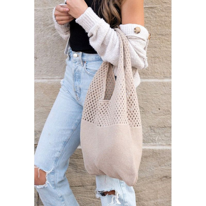 Soft Knit Hobo Bag