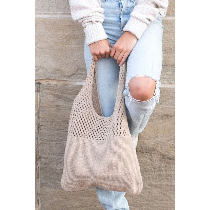 Soft Knit Hobo Bag