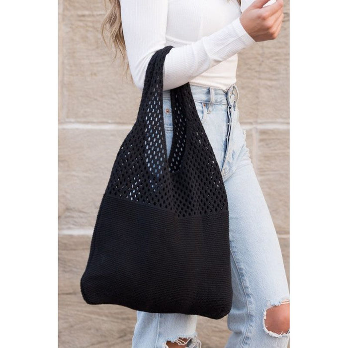 Soft Knit Hobo Bag