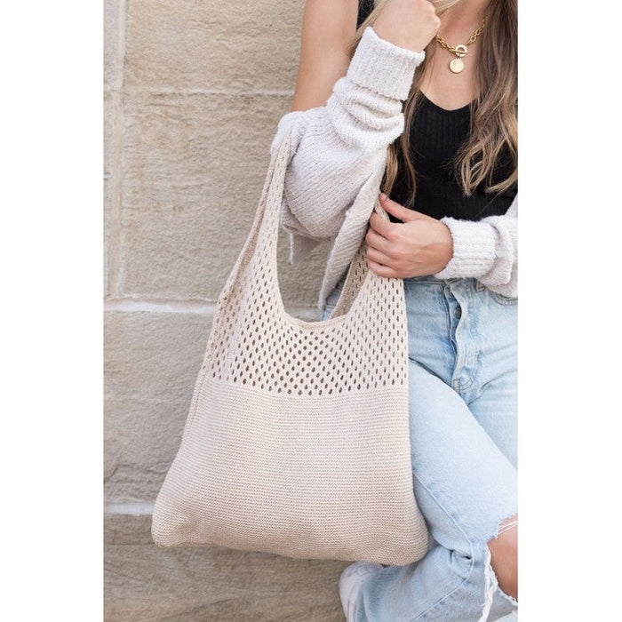 Soft Knit Hobo Bag