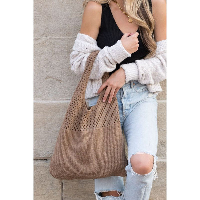 Soft Knit Hobo Bag