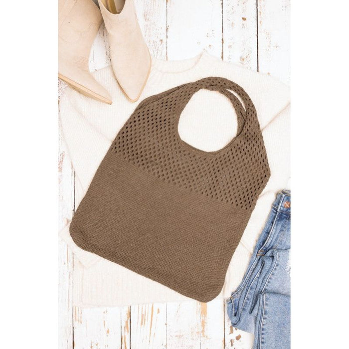 Soft Knit Hobo Bag