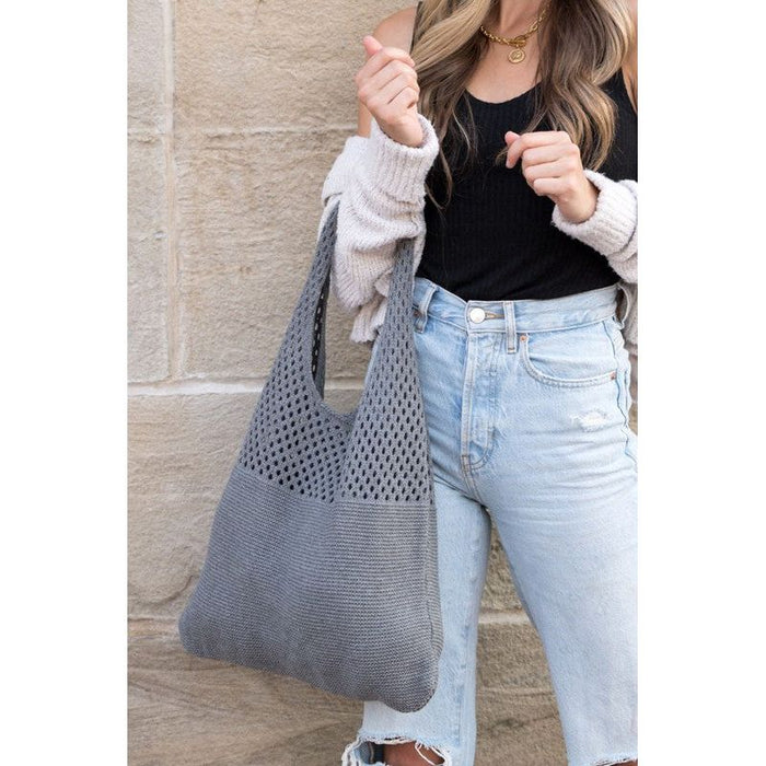 Soft Knit Hobo Bag