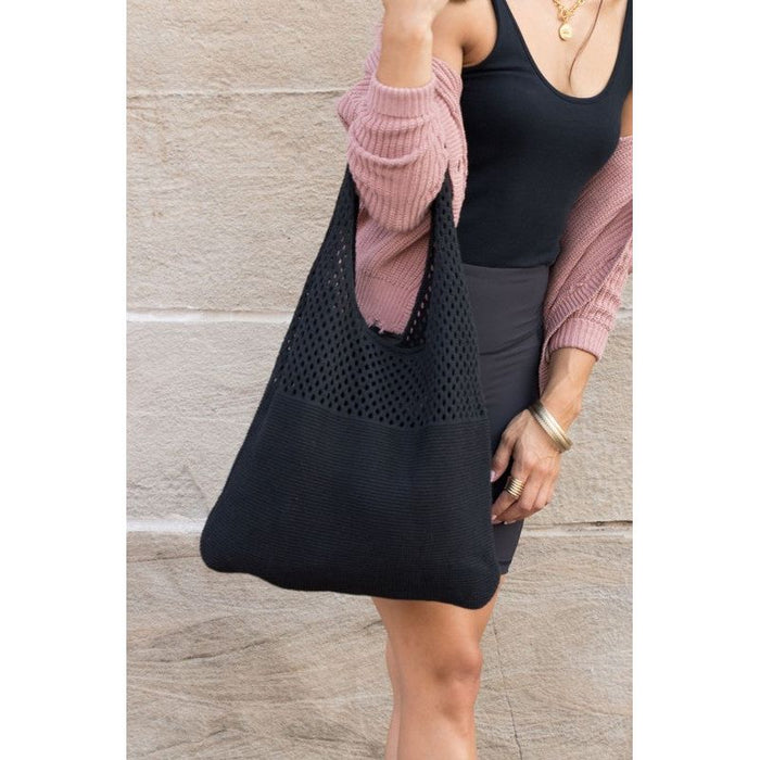 Soft Knit Hobo Bag