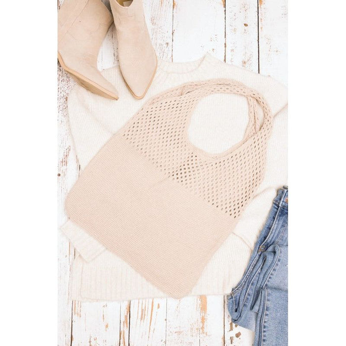 Soft Knit Hobo Bag