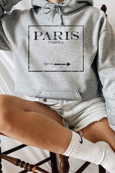 PARIS FRANCE GRAPHIC HOODIE