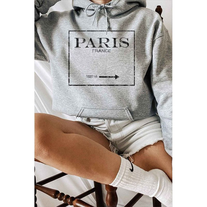 PARIS FRANCE GRAPHIC HOODIE