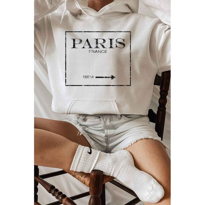 PARIS FRANCE GRAPHIC HOODIE