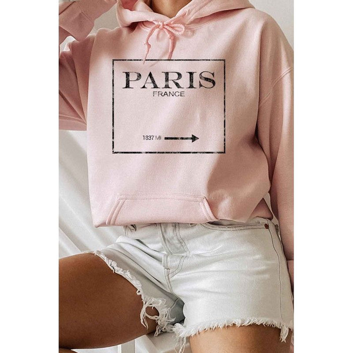 PARIS FRANCE GRAPHIC HOODIE