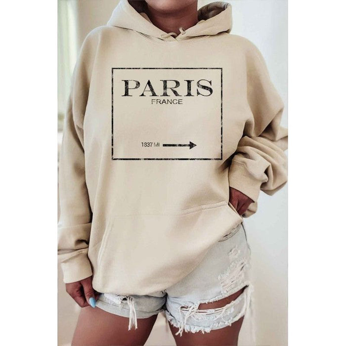 PARIS FRANCE HOODIE PLUS SIZE