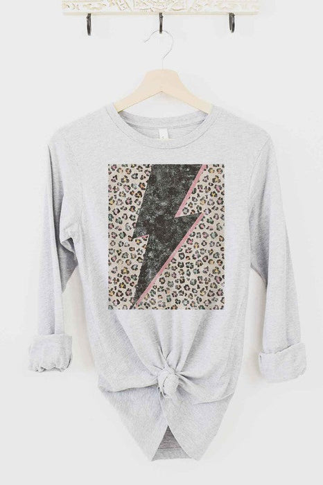 LEOPARD LIGHTNING LONG SLEEVE TEE