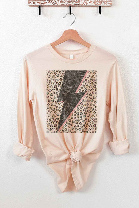 LEOPARD LIGHTNING LONG SLEEVE TEE