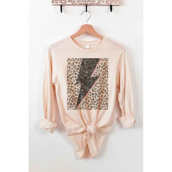 LEOPARD LIGHTNING LONG SLEEVE TEE