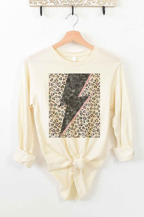 LEOPARD LIGHTNING LONG SLEEVE TEE