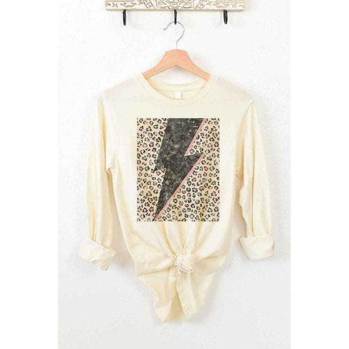 LEOPARD LIGHTNING LONG SLEEVE TEE