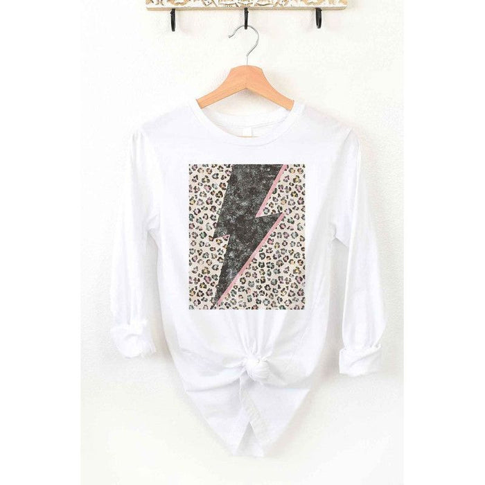 LEOPARD LIGHTNING LONG SLEEVE TEE