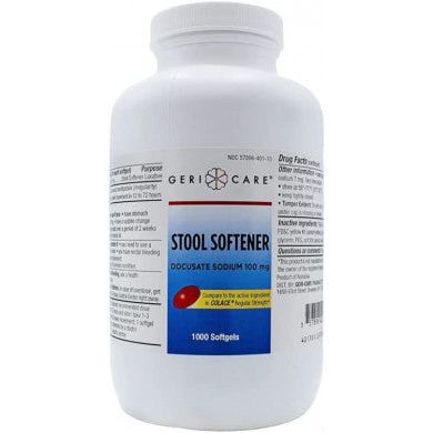 GeriCare GeriCare Docusate Sodium 100 Mg 1000 Capsules Health Care