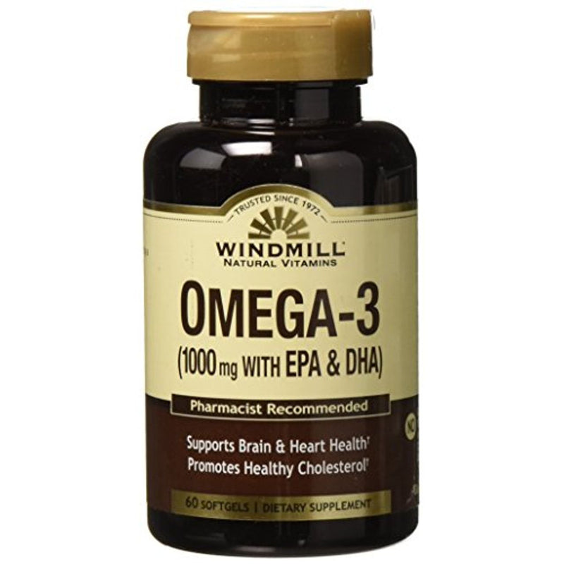 Windmill Windmill Natural Omega III Epadha Softgels 60Ct Vitamins & Supplements