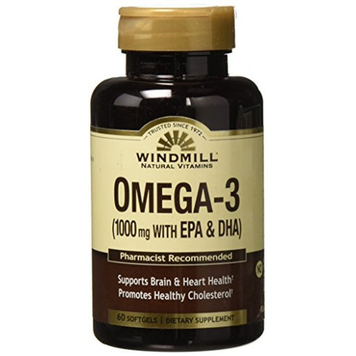 Windmill Windmill Natural Omega III Epadha Softgels 60Ct Vitamins & Supplements