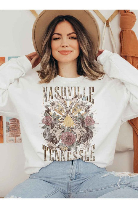 NASHVILLE TENNESSEE GRAPHIC SWEATSHIRT